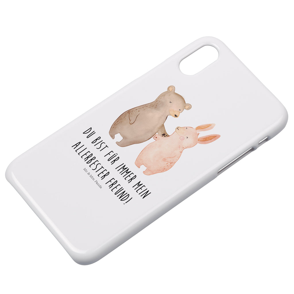 Handyhülle Bär und Hase Umarmen Handyhülle, Handycover, Cover, Handy, Hülle, Iphone 10, Iphone X, Liebe, Partner, Freund, Freundin, Ehemann, Ehefrau, Heiraten, Verlobung, Heiratsantrag, Liebesgeschenk, Jahrestag, Hocheitstag, Freunde, bester Freund, Hase, Bär, Bärchen, best friends