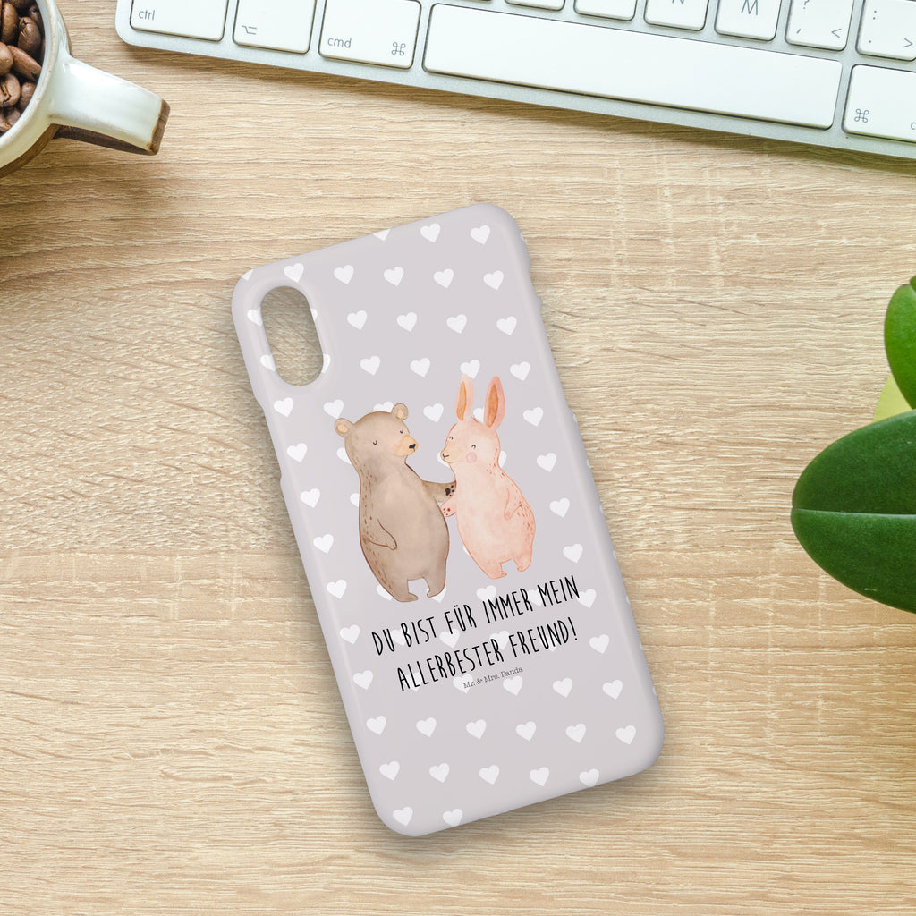 Handyhülle Bär und Hase Umarmen Handyhülle, Handycover, Cover, Handy, Hülle, Iphone 10, Iphone X, Liebe, Partner, Freund, Freundin, Ehemann, Ehefrau, Heiraten, Verlobung, Heiratsantrag, Liebesgeschenk, Jahrestag, Hocheitstag, Freunde, bester Freund, Hase, Bär, Bärchen, best friends