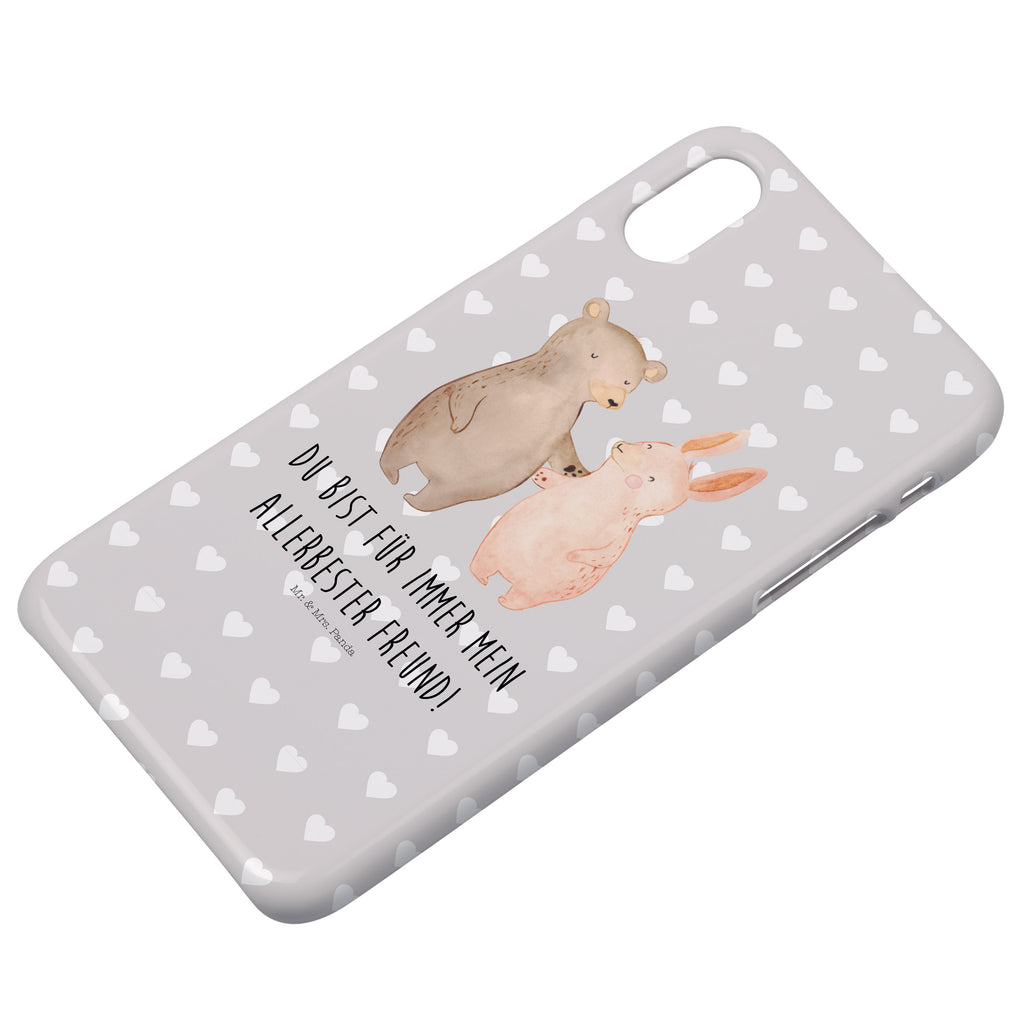 Handyhülle Bär und Hase Umarmen Samsung Galaxy S9, Handyhülle, Smartphone Hülle, Handy Case, Handycover, Hülle, Liebe, Partner, Freund, Freundin, Ehemann, Ehefrau, Heiraten, Verlobung, Heiratsantrag, Liebesgeschenk, Jahrestag, Hocheitstag, Freunde, bester Freund, Hase, Bär, Bärchen, best friends