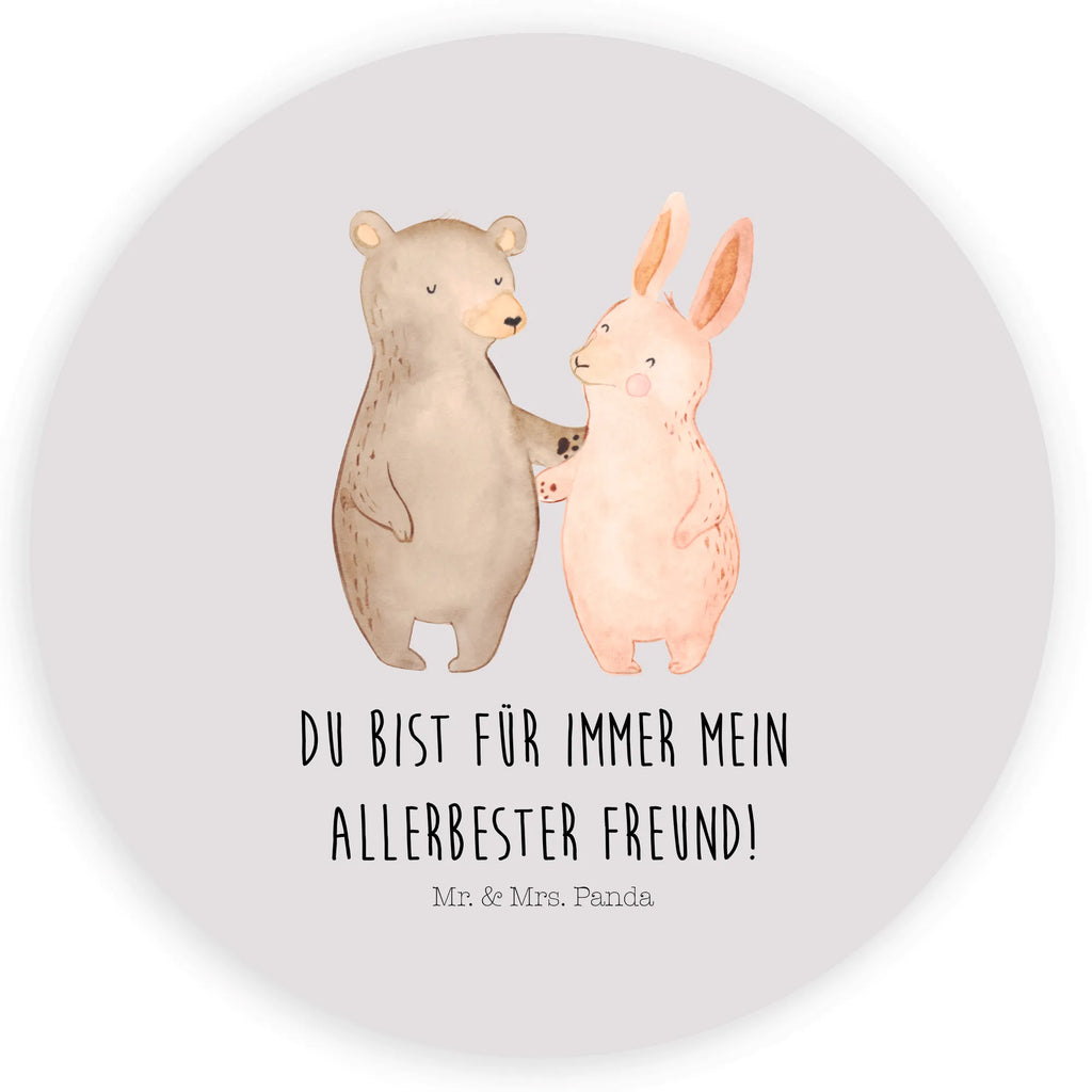 Rund Aufkleber Bär Hase Umarmen Sticker, Aufkleber, Etikett, Liebe, Partner, Freund, Freundin, Ehemann, Ehefrau, Heiraten, Verlobung, Heiratsantrag, Liebesgeschenk, Jahrestag, Hocheitstag, Freunde, bester Freund, Hase, Bär, Bärchen, best friends