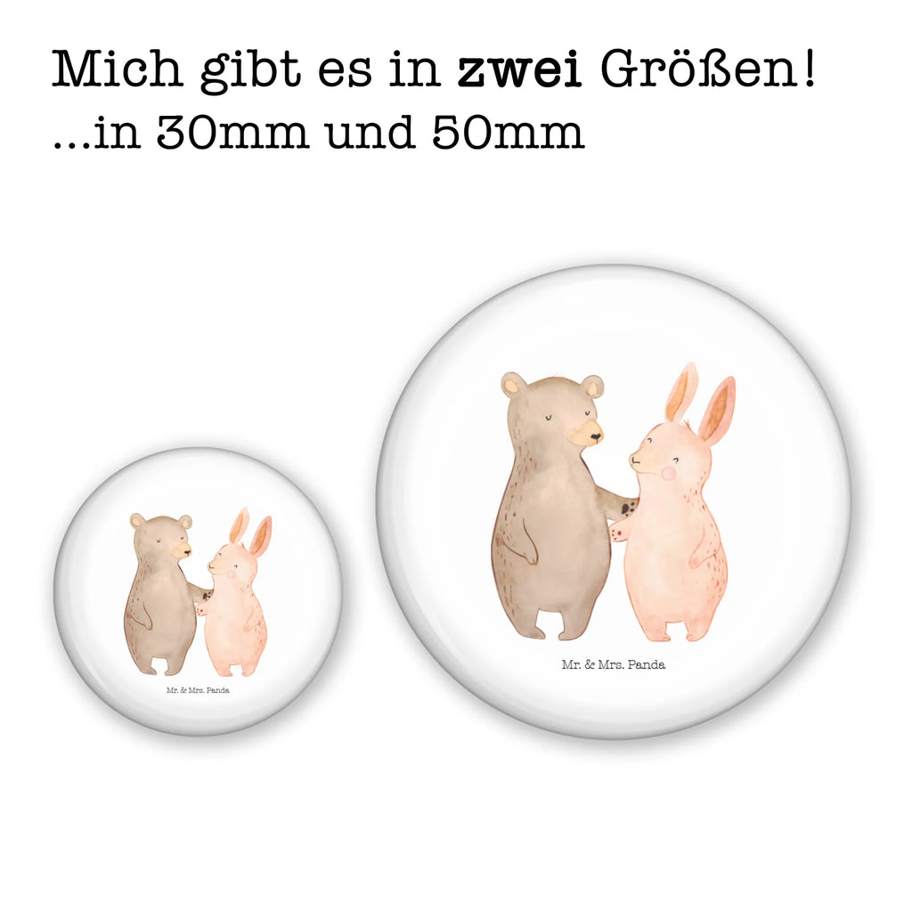 Button Bär Hase Umarmen 50mm Button, Button, Pin, Anstecknadel, Liebe, Partner, Freund, Freundin, Ehemann, Ehefrau, Heiraten, Verlobung, Heiratsantrag, Liebesgeschenk, Jahrestag, Hocheitstag, Freunde, bester Freund, Hase, Bär, Bärchen, best friends