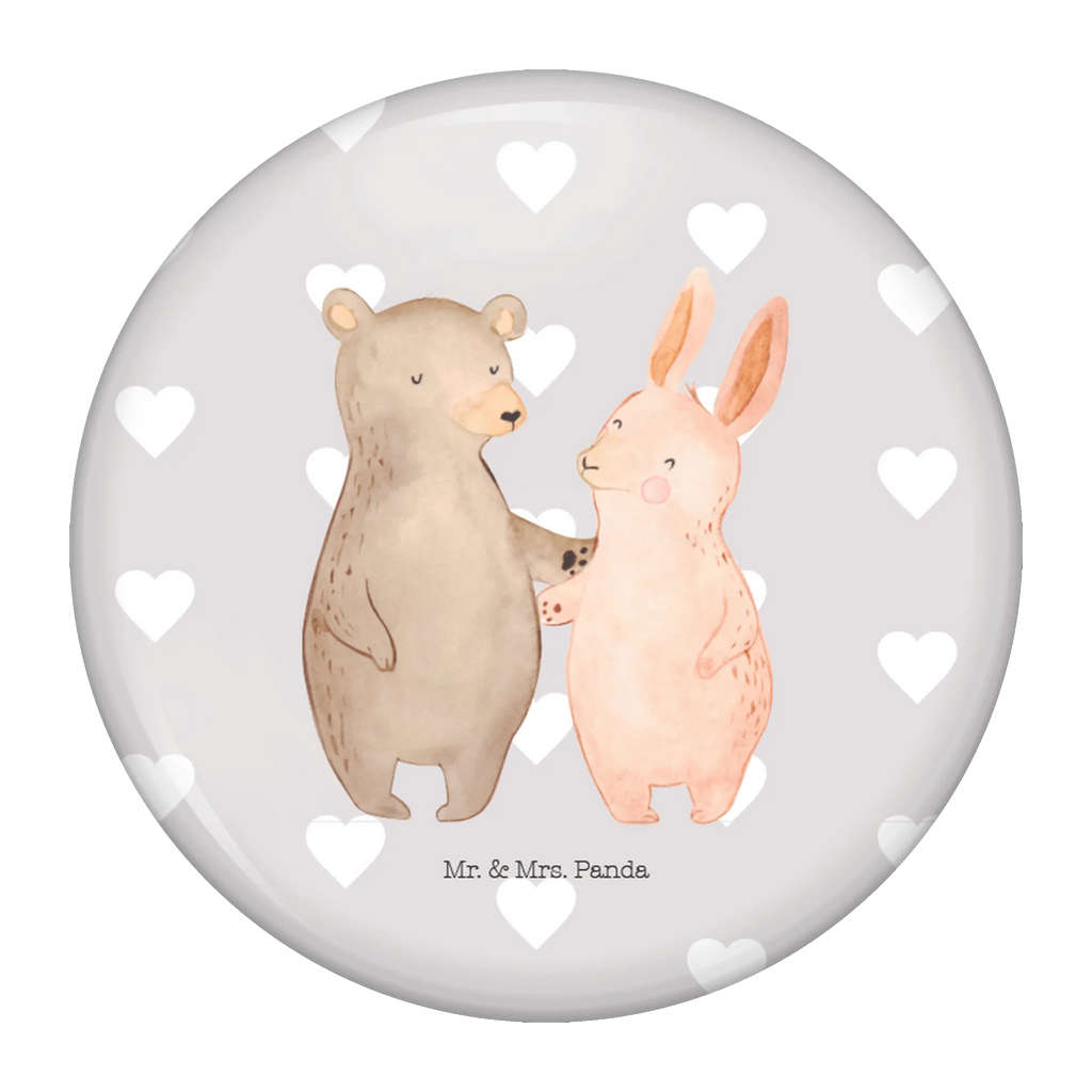 Button Bär Hase Umarmen 50mm Button, Button, Pin, Anstecknadel, Liebe, Partner, Freund, Freundin, Ehemann, Ehefrau, Heiraten, Verlobung, Heiratsantrag, Liebesgeschenk, Jahrestag, Hocheitstag, Freunde, bester Freund, Hase, Bär, Bärchen, best friends