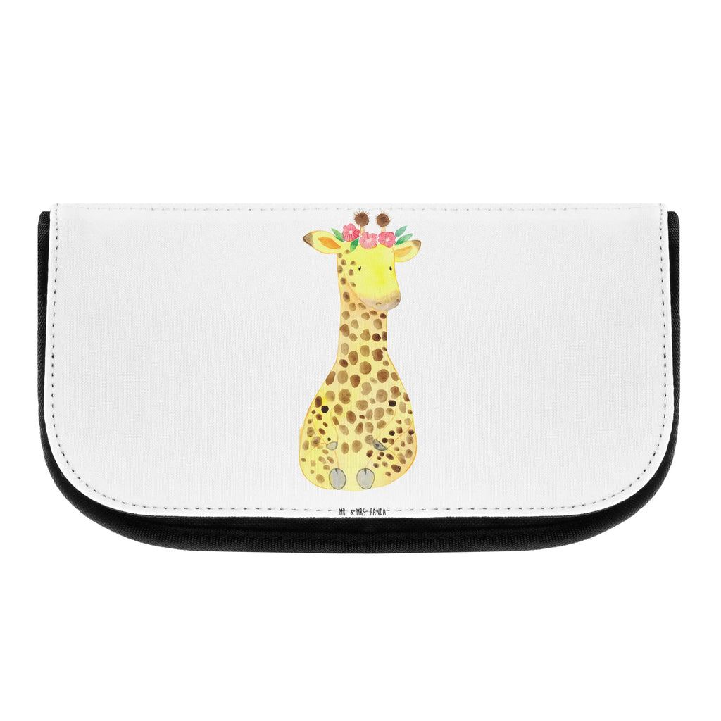 Kosmetiktasche Giraffe Blumenkranz Kosmetikbeutel, Kulturtasche, Kulturbeutel, Schminktasche, Make-Up Tasche, Kosmetiktasche, Beauty Bag, Kosmetiktasche Damen, Make Up Tasche, Kosmetik Tasche, Kosmetiktasche Klein, Kleine Kosmetiktasche, Schminktasche Klein, Kosmetiktasche Mit Fächern, Schminktäschen, Schminke Tasche, Kosmetiktaschen Damen, Beauty Case, Schmink Täschchen, Afrika, Wildtiere, Giraffe, Blumenkranz, Abenteurer, Selbstliebe, Freundin