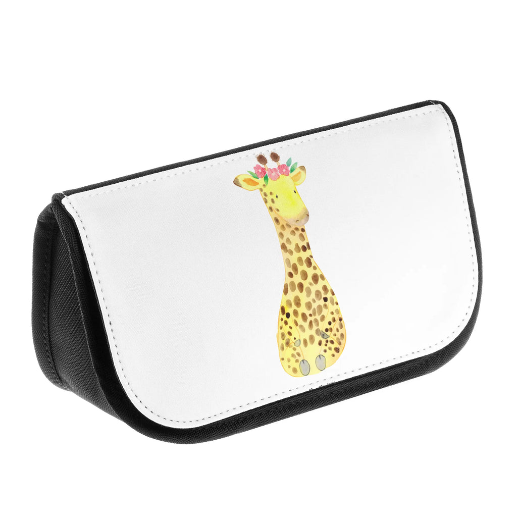 Kosmetiktasche Giraffe Blumenkranz Kosmetikbeutel, Kulturtasche, Kulturbeutel, Schminktasche, Make-Up Tasche, Kosmetiktasche, Beauty Bag, Kosmetiktasche Damen, Make Up Tasche, Kosmetik Tasche, Kosmetiktasche Klein, Kleine Kosmetiktasche, Schminktasche Klein, Kosmetiktasche Mit Fächern, Schminktäschen, Schminke Tasche, Kosmetiktaschen Damen, Beauty Case, Schmink Täschchen, Afrika, Wildtiere, Giraffe, Blumenkranz, Abenteurer, Selbstliebe, Freundin