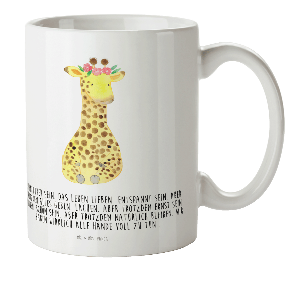 Kindertasse Giraffe Blumenkranz Kindertasse, Kinder Tasse, Kunststoff Tasse, Kindergarten Tasse, Trinkbecher, Camping Becher, Kaffeetasse, Kunststoffbecher, Kindergartenbecher, Outdoorgeschirr, Kunststoffgeschirr, Reisebecher, Reisetasse, Kinderbecher, Bruchfeste Tasse, Bruchsichere Tasse, Plastik Tasse, Plastiktasse, Afrika, Wildtiere, Giraffe, Blumenkranz, Abenteurer, Selbstliebe, Freundin