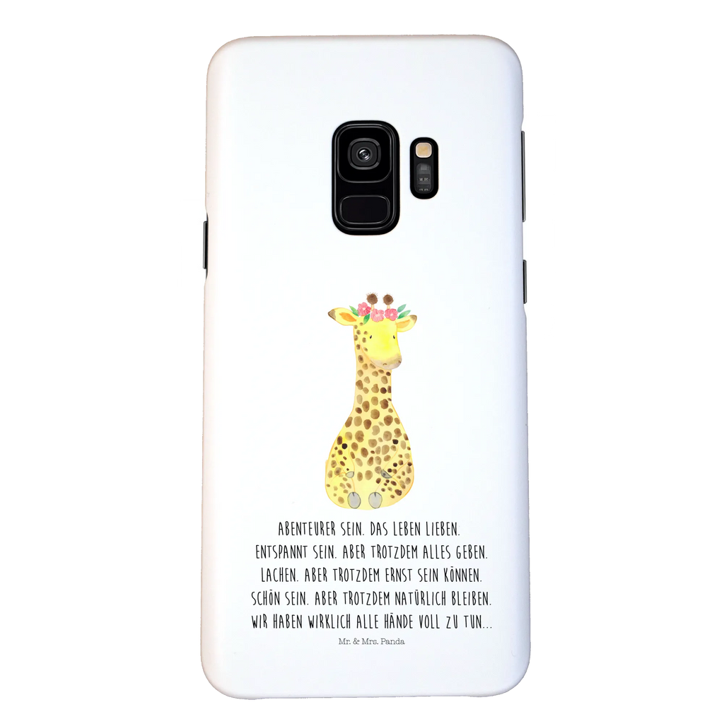 Handyhülle Giraffe Blumenkranz Handyhülle, Handycover, Cover, Handy, Hülle, Iphone 10, Iphone X, Afrika, Wildtiere, Giraffe, Blumenkranz, Abenteurer, Selbstliebe, Freundin