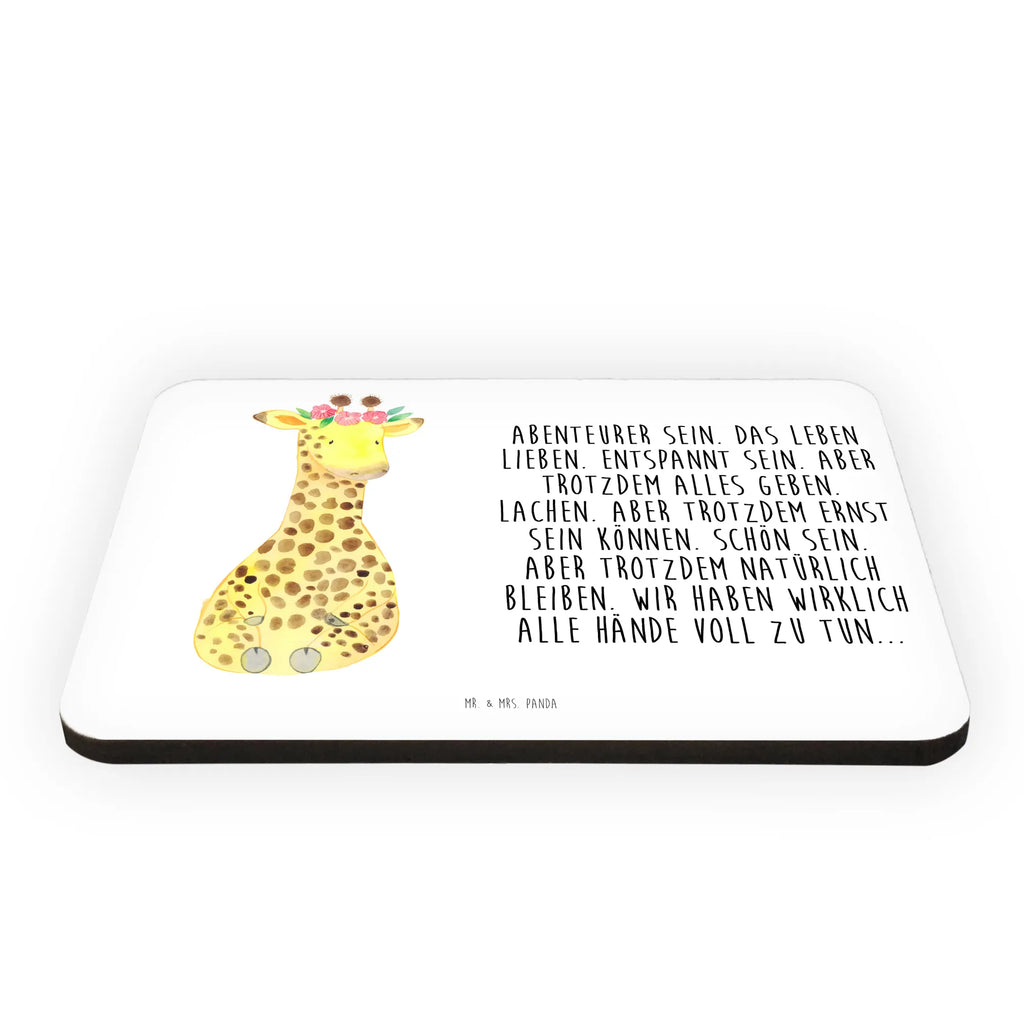 Magnet Giraffe Blumenkranz Kühlschrankmagnet, Pinnwandmagnet, Souvenir Magnet, Motivmagnete, Dekomagnet, Whiteboard Magnet, Notiz Magnet, Kühlschrank Dekoration, Afrika, Wildtiere, Giraffe, Blumenkranz, Abenteurer, Selbstliebe, Freundin