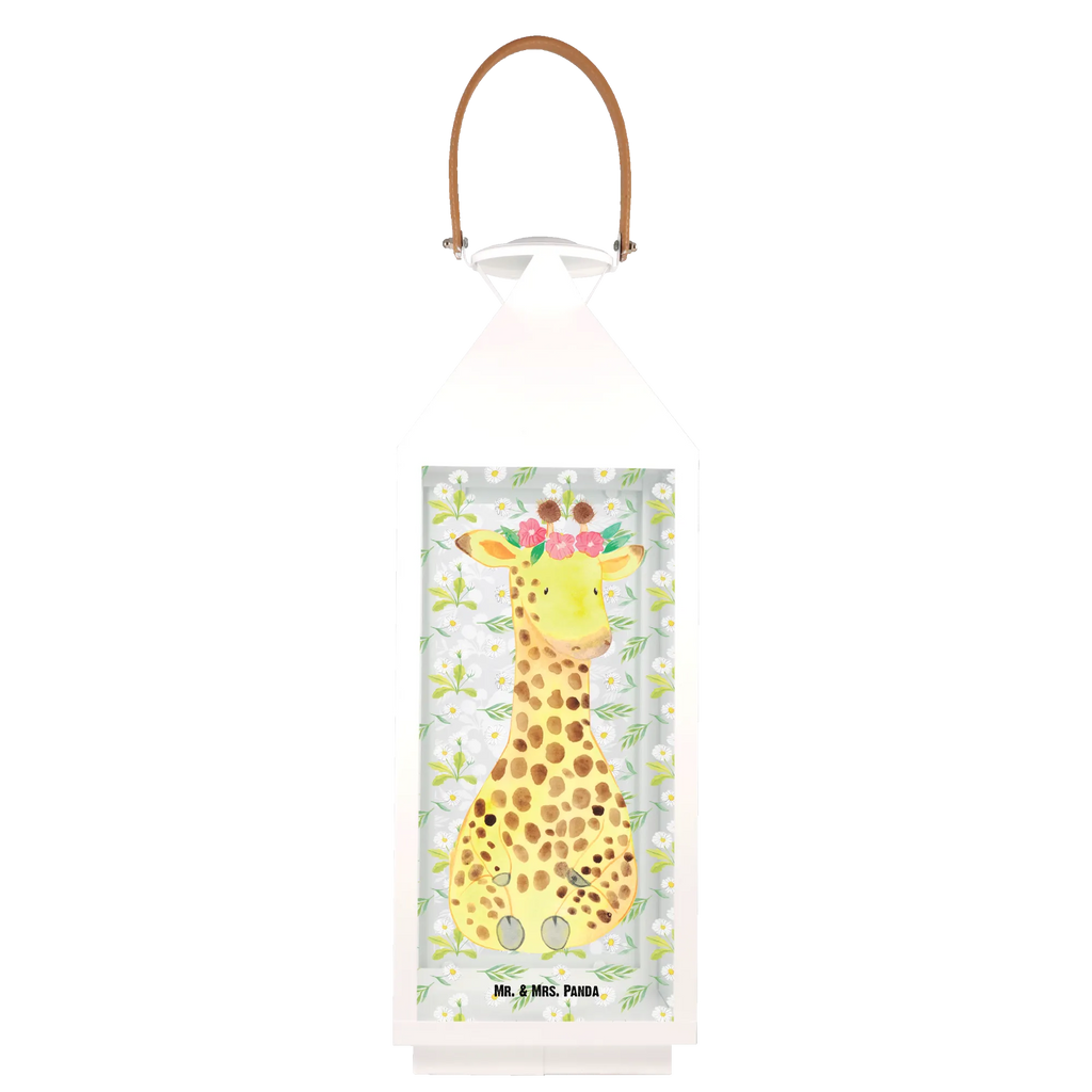 Deko Laterne Giraffe Blumenkranz Gartenlampe, Gartenleuchte, Gartendekoration, Gartenlicht, Laterne kleine Laternen, XXL Laternen, Laterne groß, Afrika, Wildtiere, Giraffe, Blumenkranz, Abenteurer, Selbstliebe, Freundin