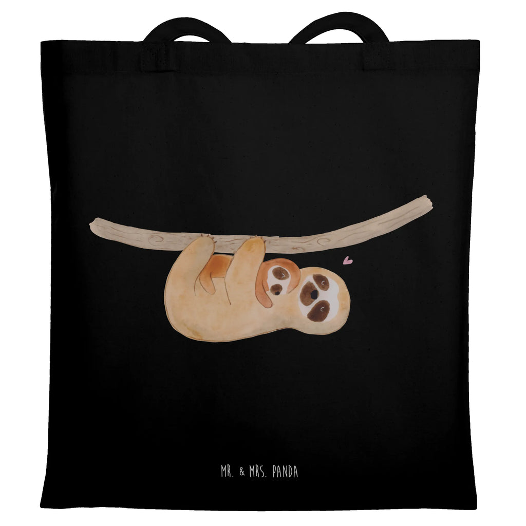 Tragetasche Faultier mit Kind Beuteltasche, Beutel, Einkaufstasche, Jutebeutel, Stoffbeutel, Tasche, Shopper, Umhängetasche, Strandtasche, Schultertasche, Stofftasche, Tragetasche, Badetasche, Jutetasche, Einkaufstüte, Laptoptasche, Faultier, Faultier Geschenk, Faultier Deko, Kind, Baby, Liebe, Mutter, Mama, Geburt, Kinder, Faulheit, Spaß, Niedlichkeit