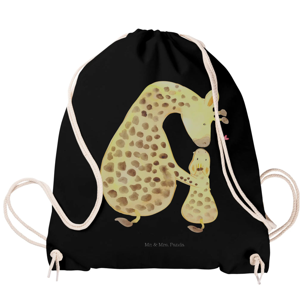 Sportbeutel Giraffe mit Kind Sportbeutel, Turnbeutel, Beutel, Sporttasche, Tasche, Stoffbeutel, Sportbeutel Kinder, Gymsack, Beutel Rucksack, Kleine Sporttasche, Sportzubehör, Turnbeutel Baumwolle, Afrika, Wildtiere, Giraffe, Kind, Mutter, Mama, Tochter, Sohn, Lieblingsmensch