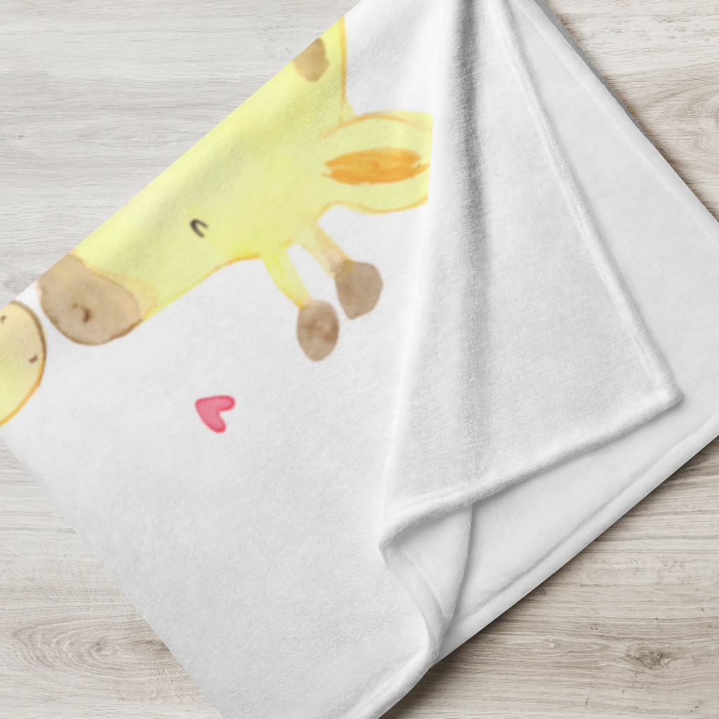 Babydecke Giraffe mit Kind Babydecke, Babygeschenk, Geschenk Geburt, Babyecke Kuscheldecke, Krabbeldecke, Afrika, Wildtiere, Giraffe, Kind, Mutter, Mama, Tochter, Sohn, Lieblingsmensch