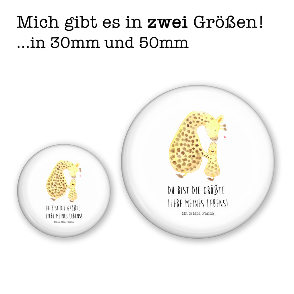 Button Giraffe mit Kind 50mm Button, Button, Pin, Anstecknadel, Afrika, Wildtiere, Giraffe, Kind, Mutter, Mama, Tochter, Sohn, Lieblingsmensch