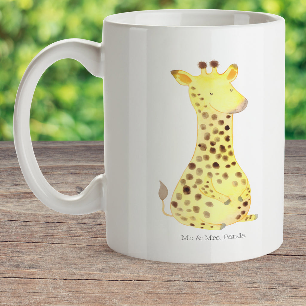 Kindertasse Giraffe Zufrieden Kindertasse, Kinder Tasse, Kunststoff Tasse, Kindergarten Tasse, Trinkbecher, Camping Becher, Kaffeetasse, Kunststoffbecher, Kindergartenbecher, Outdoorgeschirr, Kunststoffgeschirr, Reisebecher, Reisetasse, Kinderbecher, Bruchfeste Tasse, Bruchsichere Tasse, Plastik Tasse, Plastiktasse, Afrika, Wildtiere, Giraffe, Zufrieden, Glück, Abenteuer