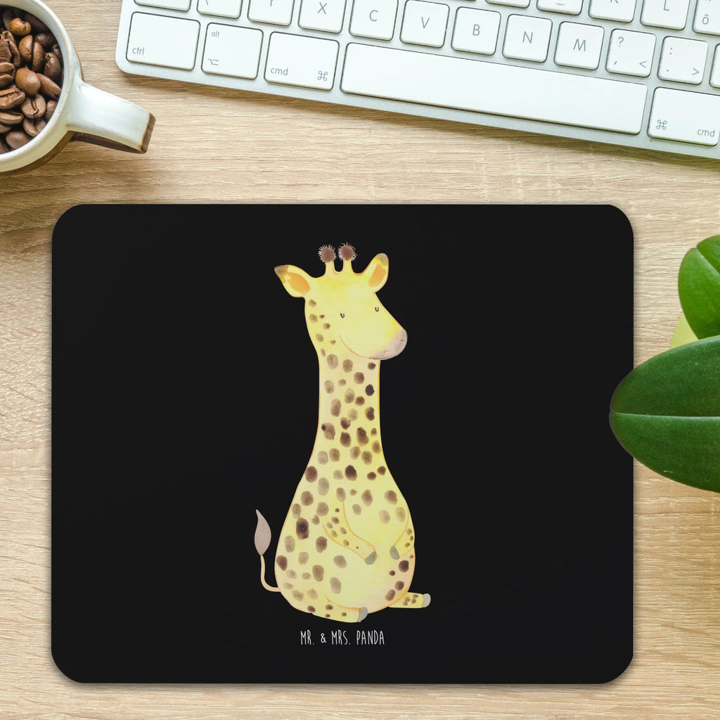 Mauspad Giraffe Zufrieden Mousepad, Computer zubehör, Büroausstattung, PC Zubehör, Arbeitszimmer, Mauspad, Einzigartiges Mauspad, Designer Mauspad, Mausunterlage, Mauspad Büro, Afrika, Wildtiere, Giraffe, Zufrieden, Glück, Abenteuer