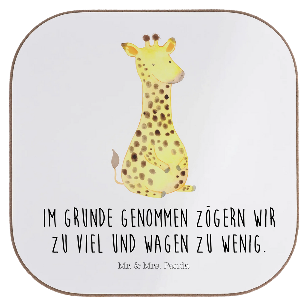 Quadratische Untersetzer Giraffe Zufrieden Untersetzer, Bierdeckel, Glasuntersetzer, Untersetzer Gläser, Getränkeuntersetzer, Untersetzer aus Holz, Untersetzer für Gläser, Korkuntersetzer, Untersetzer Holz, Holzuntersetzer, Tassen Untersetzer, Untersetzer Design, Afrika, Wildtiere, Giraffe, Zufrieden, Glück, Abenteuer