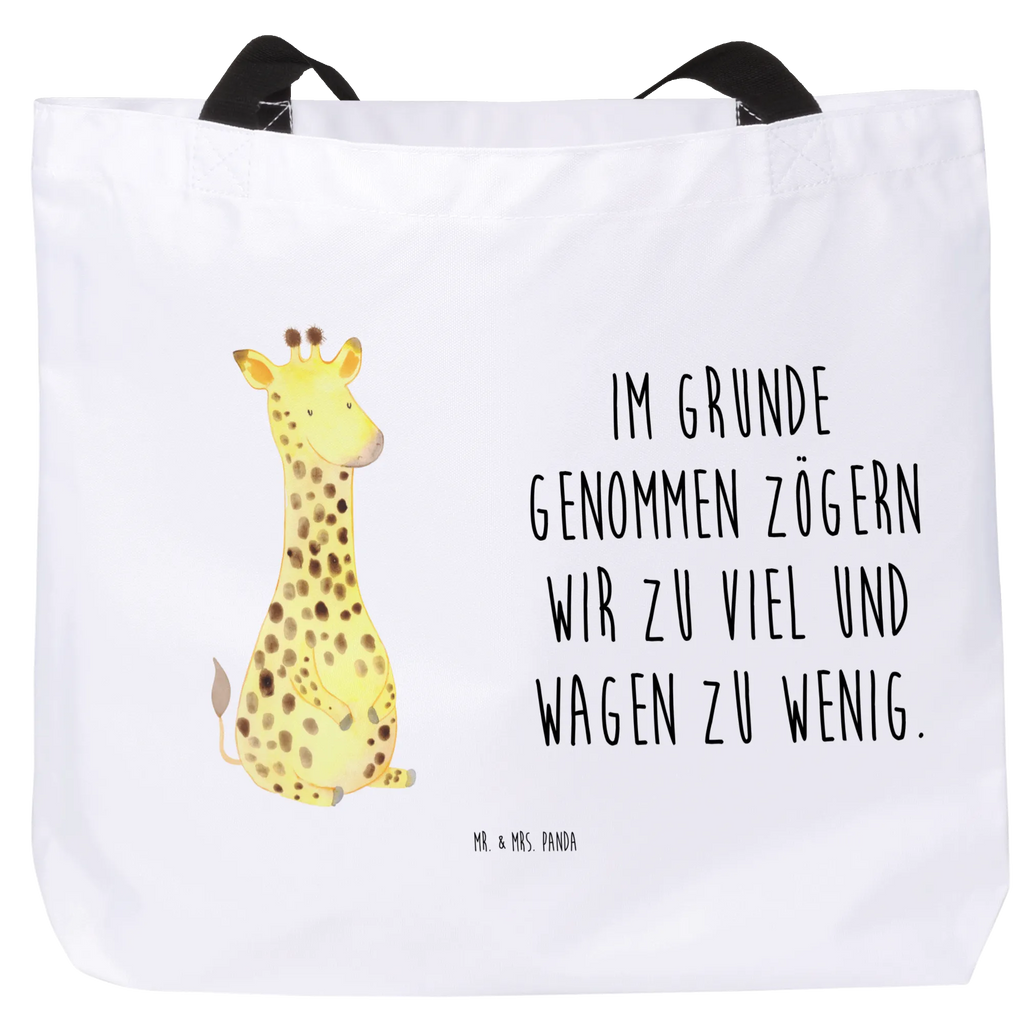 Shopper Giraffe Zufrieden Beutel, Einkaufstasche, Tasche, Strandtasche, Einkaufsbeutel, Shopper, Schultasche, Freizeittasche, Tragebeutel, Schulbeutel, Alltagstasche, Afrika, Wildtiere, Giraffe, Zufrieden, Glück, Abenteuer