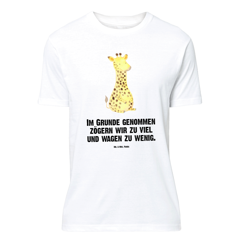 T-Shirt Standard Giraffe Zufrieden T-Shirt, Shirt, Tshirt, Lustiges T-Shirt, T-Shirt mit Spruch, Party, Junggesellenabschied, Jubiläum, Geburstag, Herrn, Damen, Männer, Frauen, Schlafshirt, Nachthemd, Sprüche, Afrika, Wildtiere, Giraffe, Zufrieden, Glück, Abenteuer