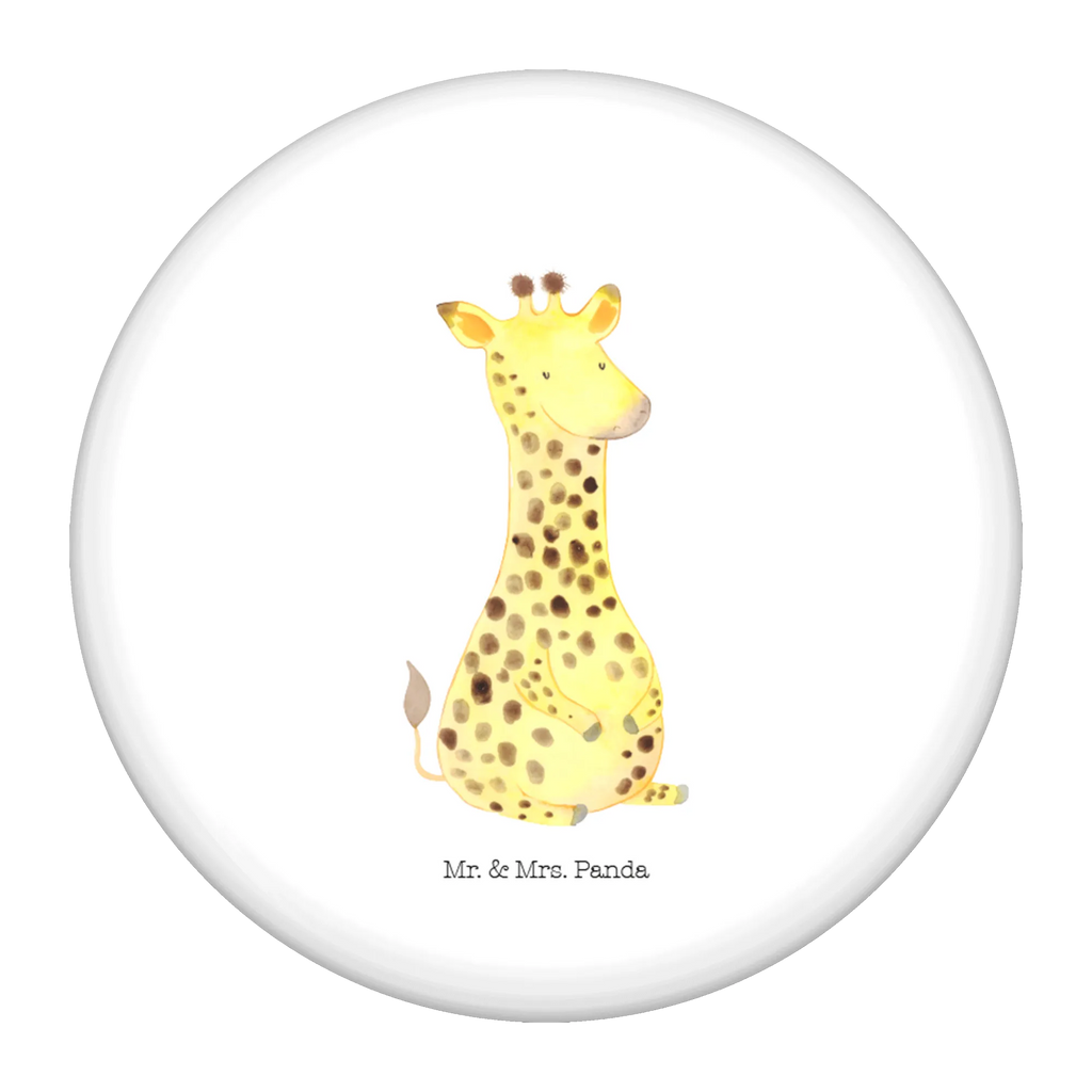 Button Giraffe Zufrieden 50mm Button, Button, Pin, Anstecknadel, Afrika, Wildtiere, Giraffe, Zufrieden, Glück, Abenteuer