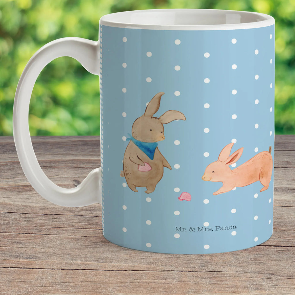 Kindertasse Hasen Muschel Kindertasse, Kinder Tasse, Kunststoff Tasse, Kindergarten Tasse, Trinkbecher, Camping Becher, Kaffeetasse, Kunststoffbecher, Kindergartenbecher, Outdoorgeschirr, Kunststoffgeschirr, Reisebecher, Reisetasse, Kinderbecher, Bruchfeste Tasse, Bruchsichere Tasse, Plastik Tasse, Plastiktasse, Familie, Vatertag, Muttertag, Bruder, Schwester, Mama, Papa, Oma, Opa, Hasen, beste Freundin, Freundin, Freundinnen, best friends, BFF, Muscheln sammeln, Muscheln, Meer