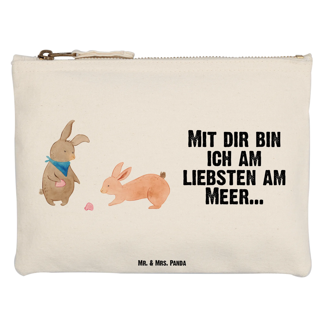 Schminktasche Hasen Muschel Schminktasche, Kosmetiktasche, Kosmetikbeutel, Stiftemäppchen, Etui, Federmappe, Makeup, XXL, Schminketui, Kosmetiketui, Schlamperetui, Familie, Vatertag, Muttertag, Bruder, Schwester, Mama, Papa, Oma, Opa, Hasen, beste Freundin, Freundin, Freundinnen, best friends, BFF, Muscheln sammeln, Muscheln, Meer