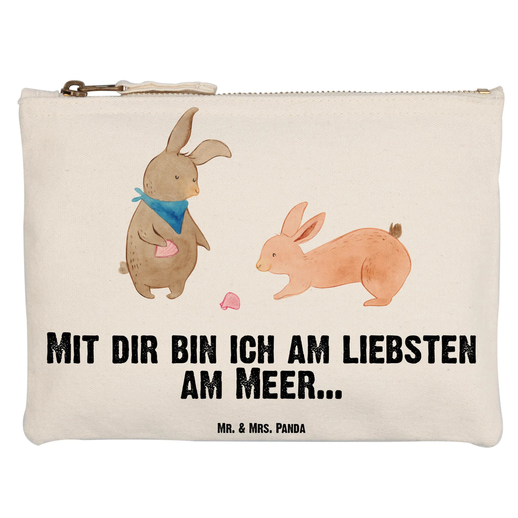 Schminktasche Hasen Muschel Schminktasche, Kosmetiktasche, Kosmetikbeutel, Stiftemäppchen, Etui, Federmappe, Makeup, XXL, Schminketui, Kosmetiketui, Schlamperetui, Familie, Vatertag, Muttertag, Bruder, Schwester, Mama, Papa, Oma, Opa, Hasen, beste Freundin, Freundin, Freundinnen, best friends, BFF, Muscheln sammeln, Muscheln, Meer