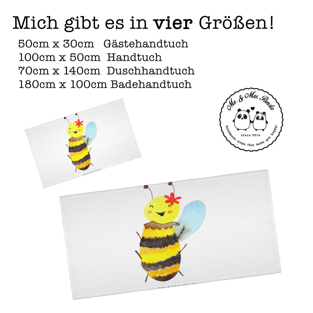 Handtuch Biene Happy Handtuch, Badehandtuch, Badezimmer, Handtücher, groß, Kinder, Baby, Biene, Wespe, Hummel