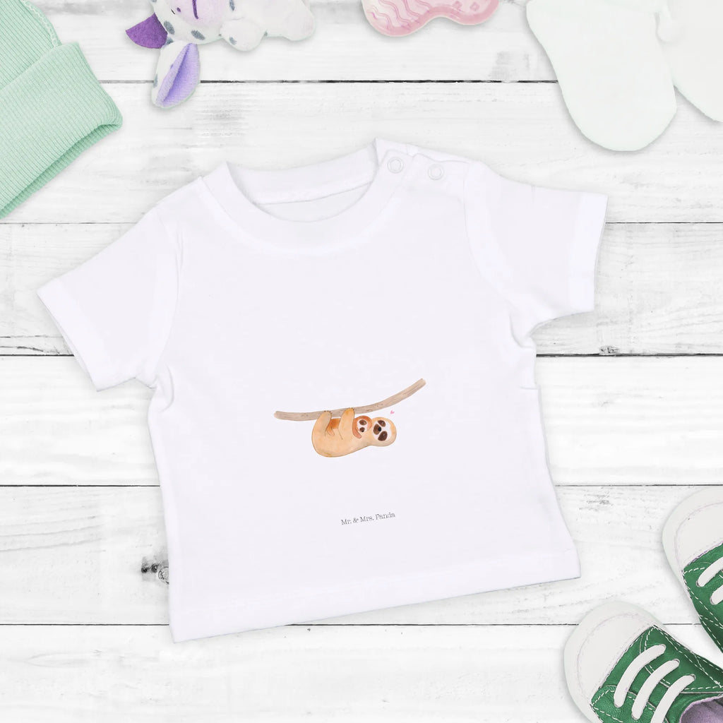 Organic Baby Shirt Faultier Kind Baby T-Shirt, Jungen Baby T-Shirt, Mädchen Baby T-Shirt, Shirt, Faultier, Faultier Geschenk, Faultier Deko, Kind, Baby, Liebe, Mutter, Mama, Geburt, Kinder, Faulheit, Spaß, Niedlichkeit