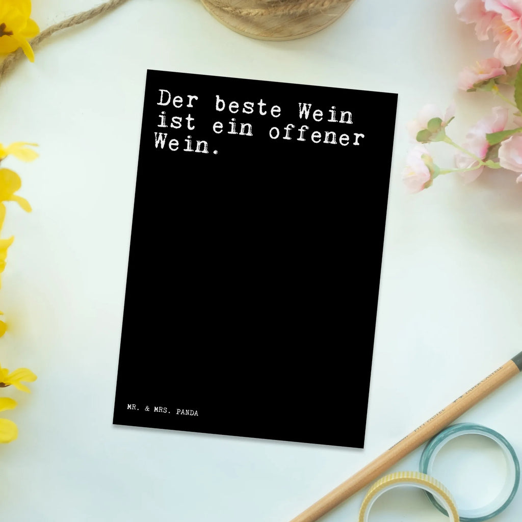 Postkarte Der beste Wein ist... Postkarte, Karte, Geschenkkarte, Grußkarte, Einladung, Ansichtskarte, Geburtstagskarte, Einladungskarte, Dankeskarte, Ansichtskarten, Einladung Geburtstag, Einladungskarten Geburtstag, Spruch, Sprüche, lustige Sprüche, Weisheiten, Zitate, Spruch Geschenke, Spruch Sprüche Weisheiten Zitate Lustig Weisheit Worte