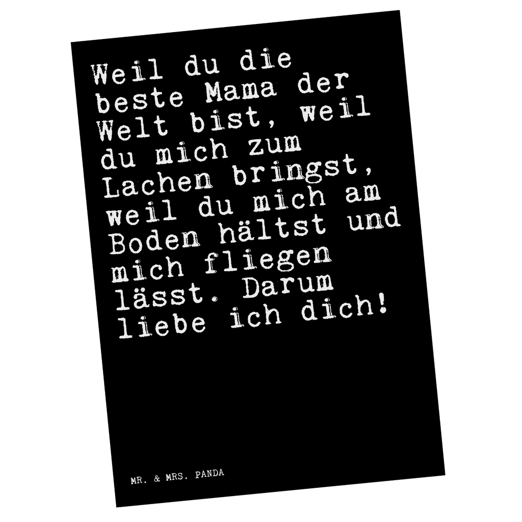 Postkarte Weil du die beste... Postkarte, Karte, Geschenkkarte, Grußkarte, Einladung, Ansichtskarte, Geburtstagskarte, Einladungskarte, Dankeskarte, Ansichtskarten, Einladung Geburtstag, Einladungskarten Geburtstag, Spruch, Sprüche, lustige Sprüche, Weisheiten, Zitate, Spruch Geschenke, Spruch Sprüche Weisheiten Zitate Lustig Weisheit Worte