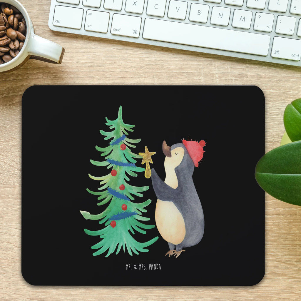 Mauspad Pinguin Weihnachtsbaum Mousepad, Computer zubehör, Büroausstattung, PC Zubehör, Arbeitszimmer, Mauspad, Einzigartiges Mauspad, Designer Mauspad, Mausunterlage, Mauspad Büro, Winter, Weihnachten, Weihnachtsdeko, Nikolaus, Advent, Heiligabend, Wintermotiv, Pinguin