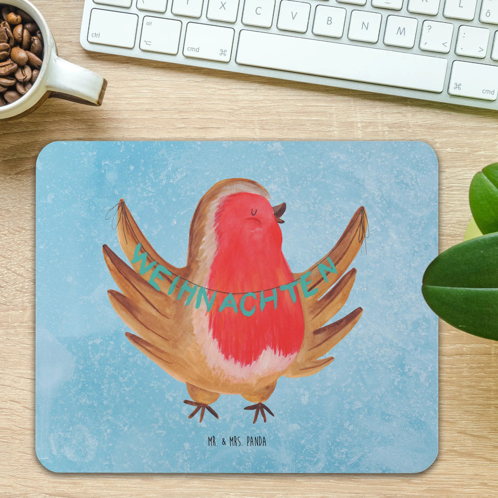 Mauspad Rotkehlchen Weihnachten Mousepad, Computer zubehör, Büroausstattung, PC Zubehör, Arbeitszimmer, Mauspad, Einzigartiges Mauspad, Designer Mauspad, Mausunterlage, Mauspad Büro, Winter, Weihnachten, Weihnachtsdeko, Nikolaus, Advent, Heiligabend, Wintermotiv, Frohe Weihnachten, Weihnachtsmotiv, Weihnachtsgruß, Vogel, xmas