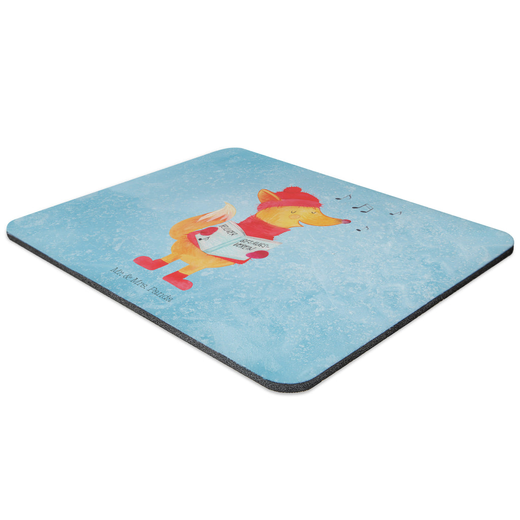 Mauspad Fuchs Sänger Mousepad, Computer zubehör, Büroausstattung, PC Zubehör, Arbeitszimmer, Mauspad, Einzigartiges Mauspad, Designer Mauspad, Mausunterlage, Mauspad Büro, Winter, Weihnachten, Weihnachtsdeko, Nikolaus, Advent, Heiligabend, Wintermotiv, Fuchs, Füchse, Sänger, Geschenk Sänger, Singen, Weihnachtslieder