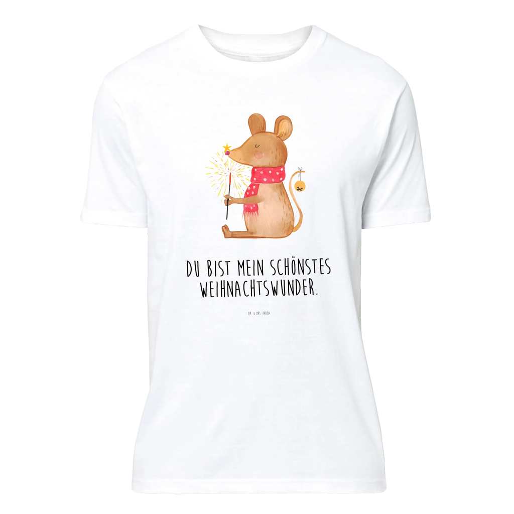 T-Shirt Standard Weihnachtsmaus T-Shirt, Shirt, Tshirt, Lustiges T-Shirt, T-Shirt mit Spruch, Party, Junggesellenabschied, Jubiläum, Geburstag, Herrn, Damen, Männer, Frauen, Schlafshirt, Nachthemd, Sprüche, Winter, Weihnachten, Weihnachtsdeko, Nikolaus, Advent, Heiligabend, Wintermotiv, Frohe Weihnachten, Weihnachtsgruß, Weihnachtsmotiv, Maus, Mäuschen, Weihnachtswunder