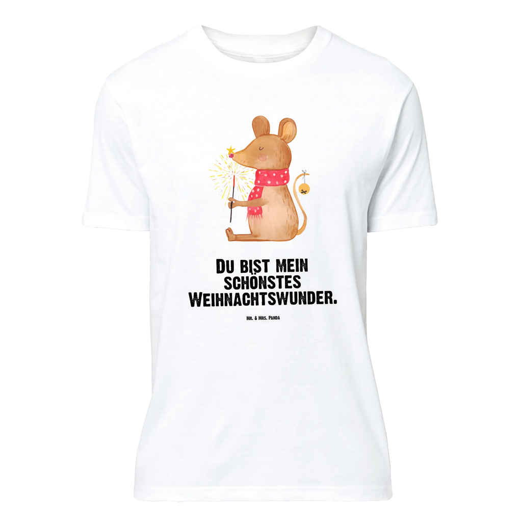 T-Shirt Standard Weihnachtsmaus T-Shirt, Shirt, Tshirt, Lustiges T-Shirt, T-Shirt mit Spruch, Party, Junggesellenabschied, Jubiläum, Geburstag, Herrn, Damen, Männer, Frauen, Schlafshirt, Nachthemd, Sprüche, Winter, Weihnachten, Weihnachtsdeko, Nikolaus, Advent, Heiligabend, Wintermotiv, Frohe Weihnachten, Weihnachtsgruß, Weihnachtsmotiv, Maus, Mäuschen, Weihnachtswunder