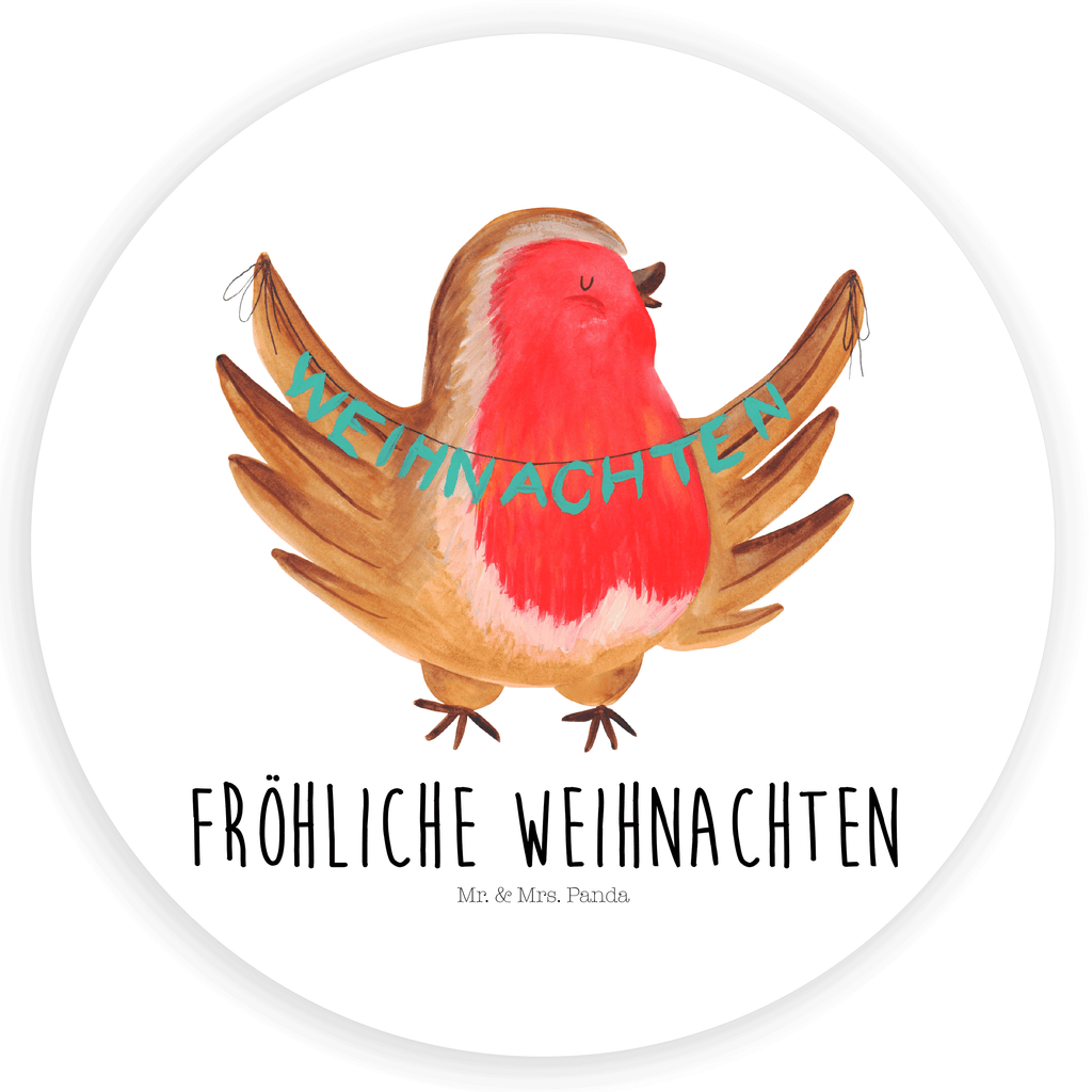 Rund Aufkleber Rotkehlchen Weihnachten Sticker, Aufkleber, Etikett, Winter, Weihnachten, Weihnachtsdeko, Nikolaus, Advent, Heiligabend, Wintermotiv, Frohe Weihnachten, Weihnachtsmotiv, Weihnachtsgruß, Vogel, xmas