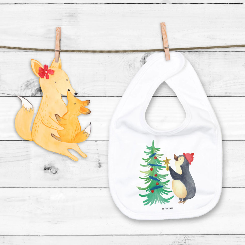 Organic Babylätzchen Pinguin Weihnachtsbaum Baby, Lätzchen, Spucktuch, Sabberlätzchen, Klettlätzchen, Babygeschenk, Baby Lätzchen, Geschenk für Geburt, Geschenk zur Geburt, Baby Spucktuch, Babyausstattung, Geschenkidee für Babyparty, Winter, Weihnachten, Weihnachtsdeko, Nikolaus, Advent, Heiligabend, Wintermotiv, Pinguin