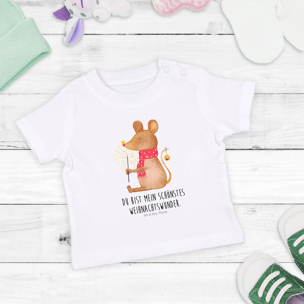 Organic Baby Shirt Maus Weihnachten Baby T-Shirt, Jungen Baby T-Shirt, Mädchen Baby T-Shirt, Shirt, Winter, Weihnachten, Weihnachtsdeko, Nikolaus, Advent, Heiligabend, Wintermotiv, Frohe Weihnachten, Weihnachtsgruß, Weihnachtsmotiv, Maus, Mäuschen, Weihnachtswunder