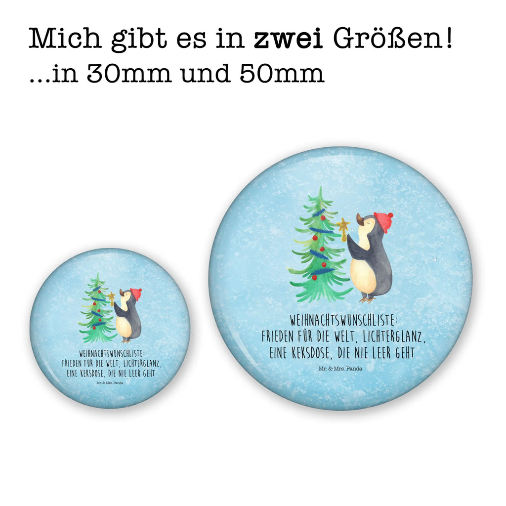 Button Pinguin Weihnachtsbaum 50mm Button, Button, Pin, Anstecknadel, Winter, Weihnachten, Weihnachtsdeko, Nikolaus, Advent, Heiligabend, Wintermotiv, Pinguin