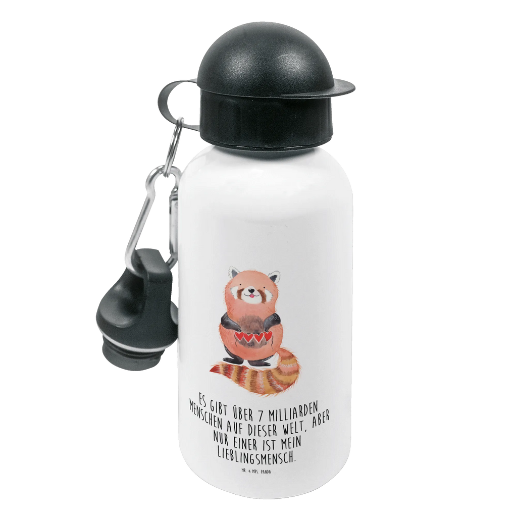 Kindertrinkflasche Roter Panda Kindertrinkflasche, Kinder Trinkflasche, Trinkflasche, Flasche, Kinderflasche, Kinder, Kids, Kindergarten Flasche, Grundschule, Jungs, Mädchen, Tiermotive, Gute Laune, lustige Sprüche, Tiere, Panda, Liebe, Rot, Herz, Liebling, Lieblingsmensch