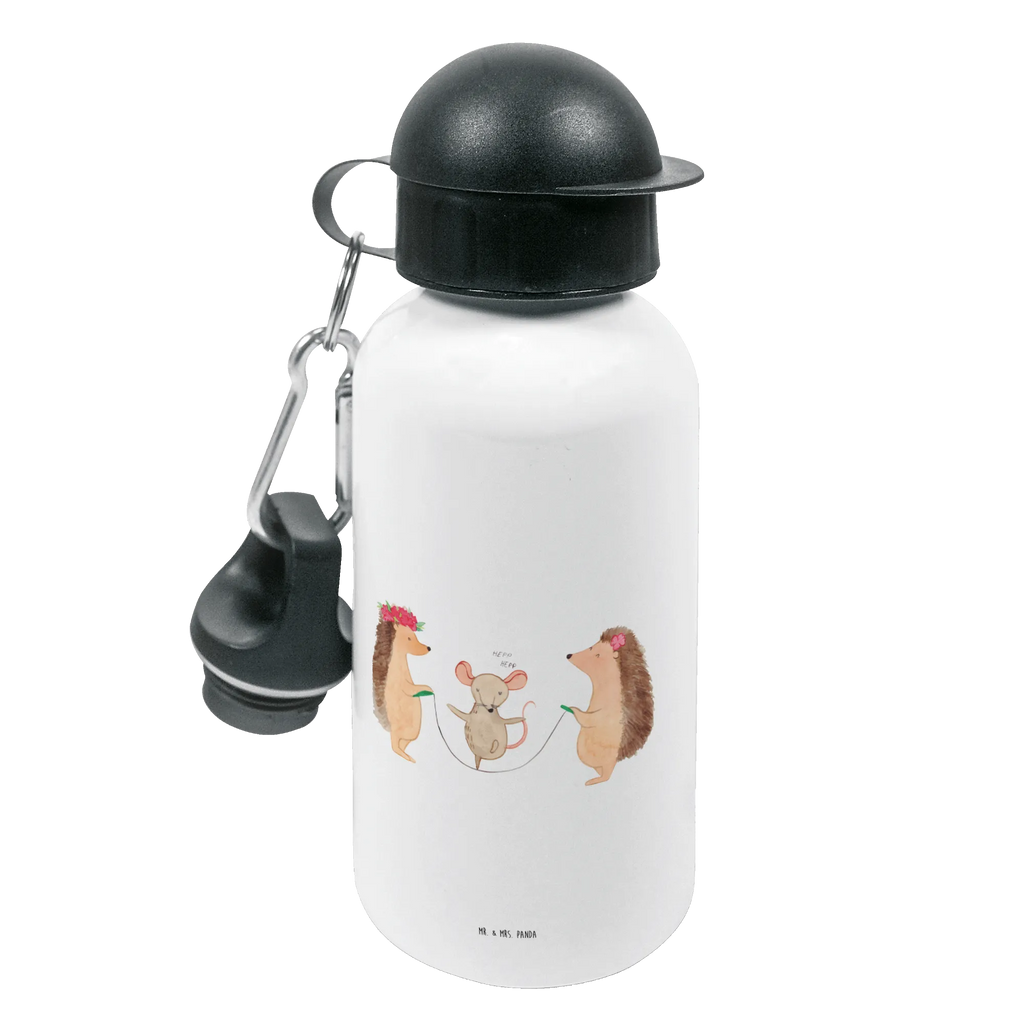 Kindertrinkflasche Igel Seilhüpfen Kindertrinkflasche, Kinder Trinkflasche, Trinkflasche, Flasche, Kinderflasche, Kinder, Kids, Kindergarten Flasche, Grundschule, Jungs, Mädchen, Tiermotive, Gute Laune, lustige Sprüche, Tiere, Igel, Maus, Seilspringen, Seilhüpfen, Kindergarten