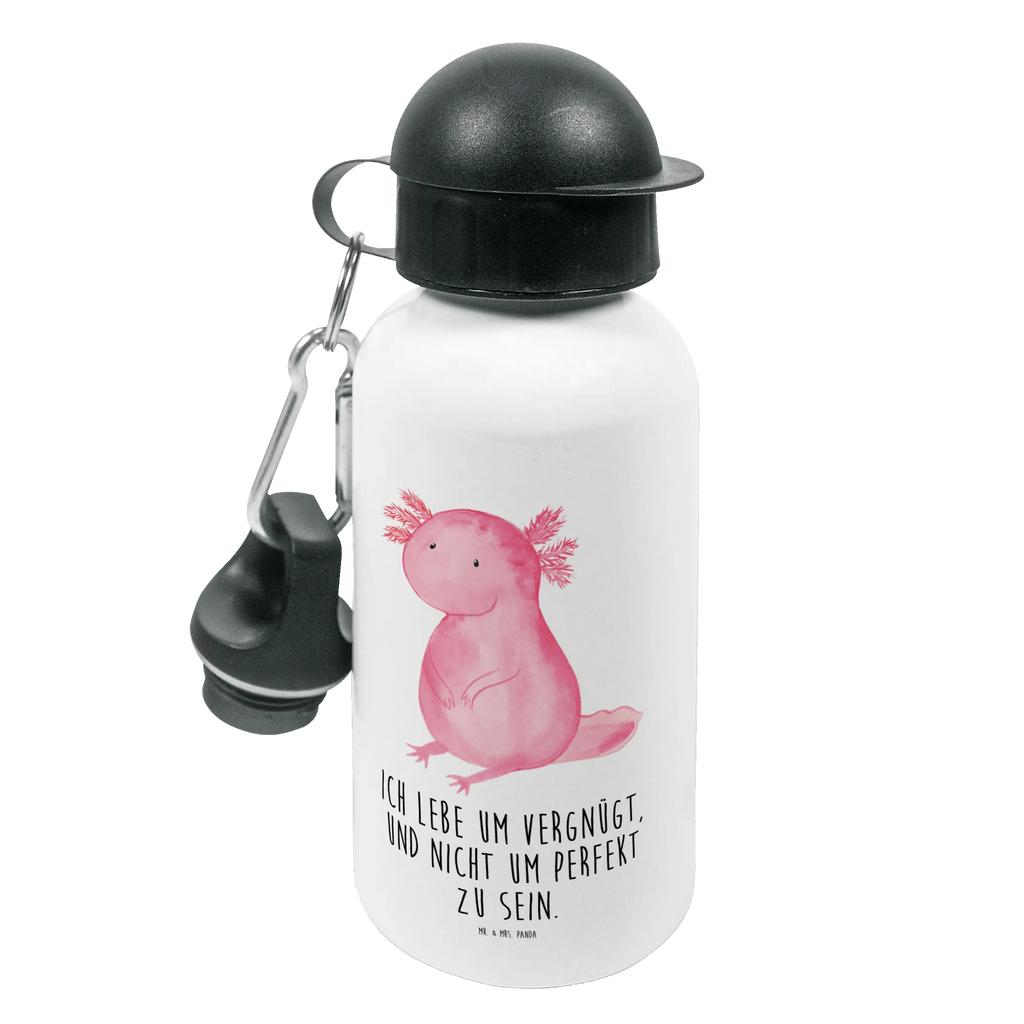 Kindertrinkflasche Axolotl Kindertrinkflasche, Kinder Trinkflasche, Trinkflasche, Flasche, Kinderflasche, Kinder, Kids, Kindergarten Flasche, Grundschule, Jungs, Mädchen, Axolotl, Molch, Axolot, vergnügt, fröhlich, zufrieden, Lebensstil, Weisheit, Lebensweisheit, Liebe, Freundin