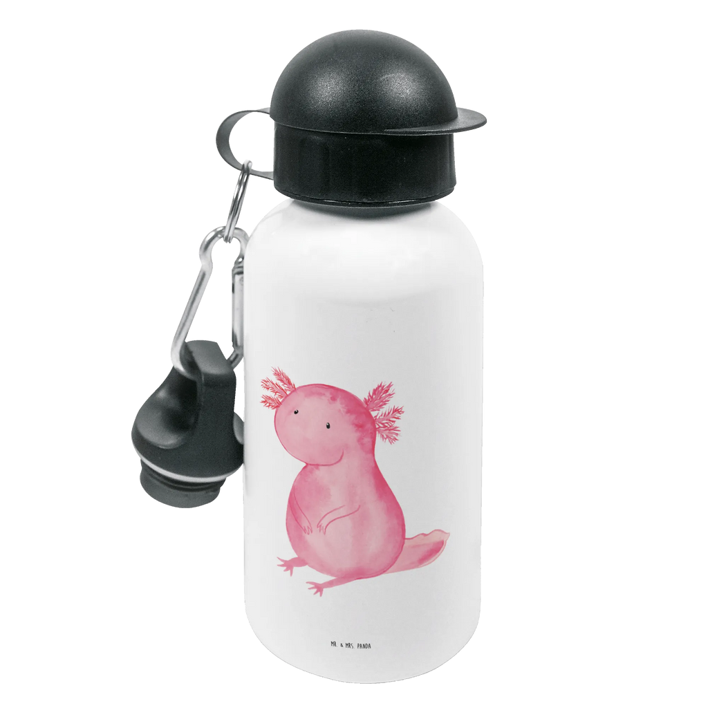 Kindertrinkflasche Axolotl Kindertrinkflasche, Kinder Trinkflasche, Trinkflasche, Flasche, Kinderflasche, Kinder, Kids, Kindergarten Flasche, Grundschule, Jungs, Mädchen, Axolotl, Molch, Axolot, vergnügt, fröhlich, zufrieden, Lebensstil, Weisheit, Lebensweisheit, Liebe, Freundin