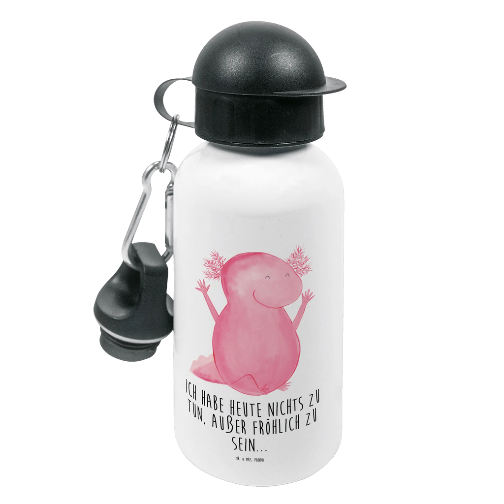 Kindertrinkflasche Axolotl Hurra Kindertrinkflasche, Kinder Trinkflasche, Trinkflasche, Flasche, Kinderflasche, Kinder, Kids, Kindergarten Flasche, Grundschule, Jungs, Mädchen, Axolotl, Molch, Axolot, Schwanzlurch, Lurch, Lurche, fröhlich, Spaß, Freude, Motivation, Zufriedenheit