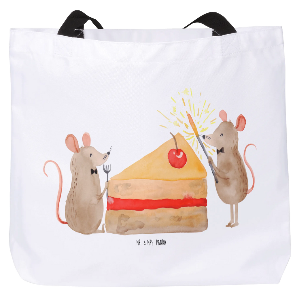 Shopper Mäuse Kuchen Beutel, Einkaufstasche, Tasche, Strandtasche, Einkaufsbeutel, Shopper, Schultasche, Freizeittasche, Tragebeutel, Schulbeutel, Alltagstasche, Geburtstag, Geburtstagsgeschenk, Geschenk, Kuchen, Maus, Mäuse, Party, Leben, Glück