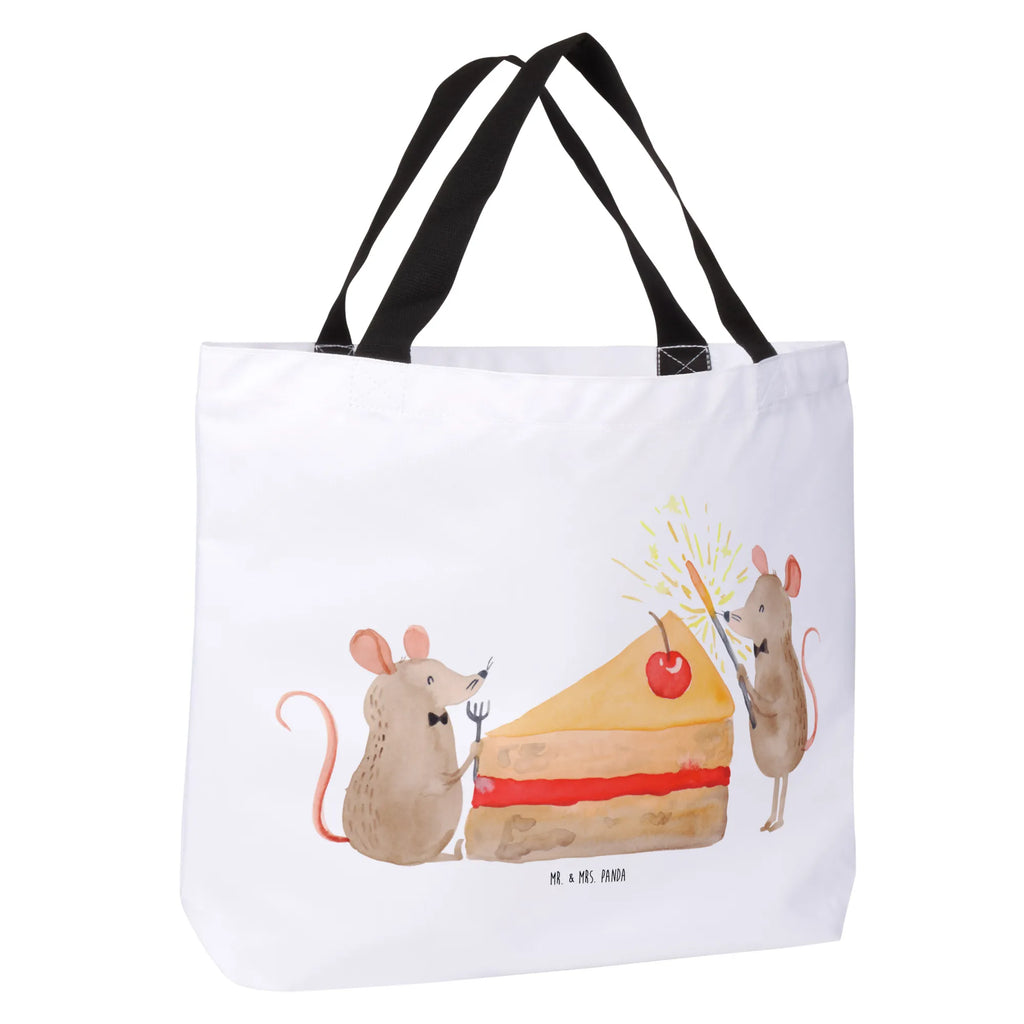 Shopper Mäuse Kuchen Beutel, Einkaufstasche, Tasche, Strandtasche, Einkaufsbeutel, Shopper, Schultasche, Freizeittasche, Tragebeutel, Schulbeutel, Alltagstasche, Geburtstag, Geburtstagsgeschenk, Geschenk, Kuchen, Maus, Mäuse, Party, Leben, Glück