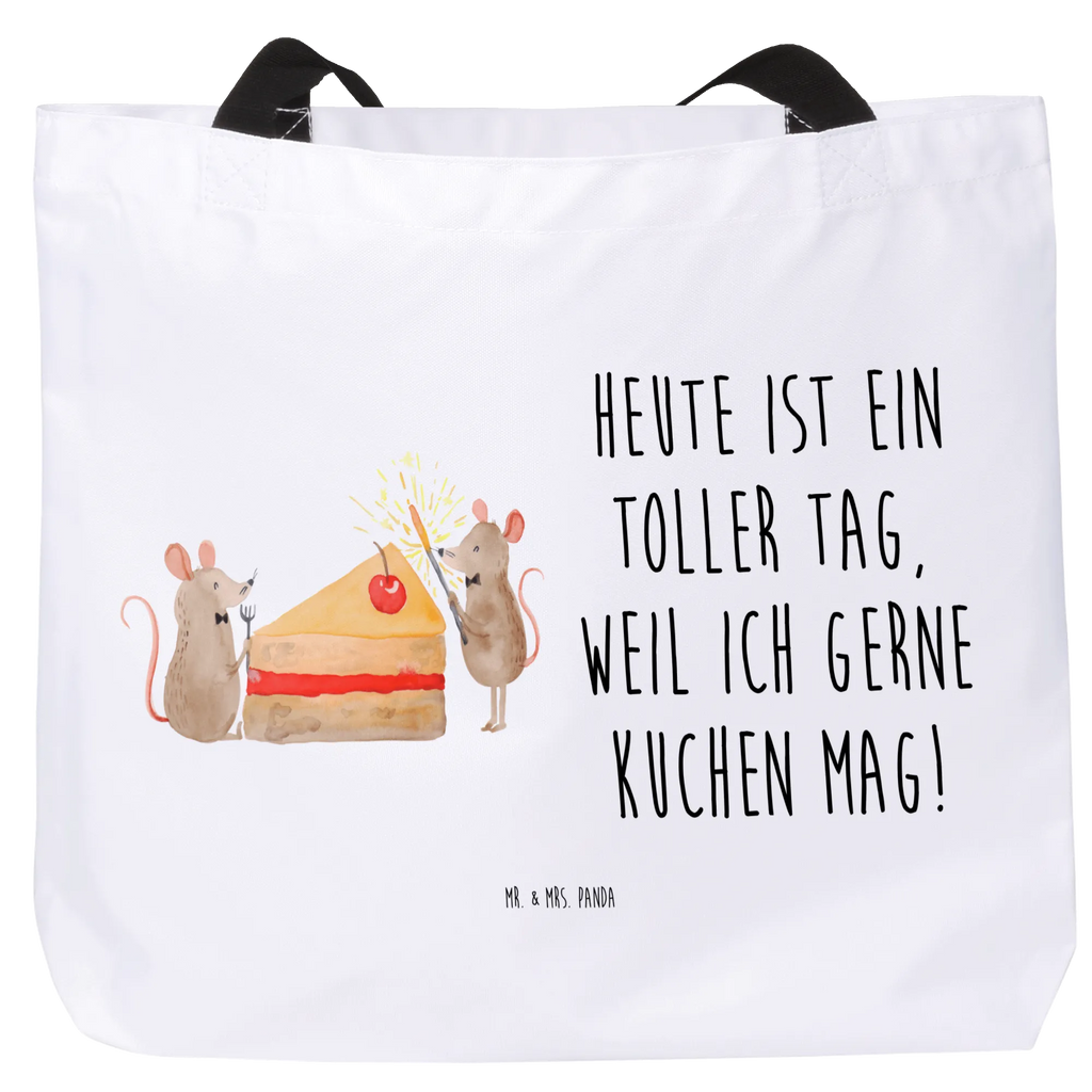 Shopper Mäuse Kuchen Beutel, Einkaufstasche, Tasche, Strandtasche, Einkaufsbeutel, Shopper, Schultasche, Freizeittasche, Tragebeutel, Schulbeutel, Alltagstasche, Geburtstag, Geburtstagsgeschenk, Geschenk, Kuchen, Maus, Mäuse, Party, Leben, Glück