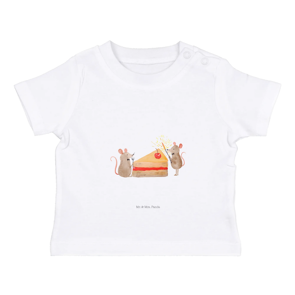 Organic Baby Shirt Mäuse Kuchen Baby T-Shirt, Jungen Baby T-Shirt, Mädchen Baby T-Shirt, Shirt, Geburtstag, Geburtstagsgeschenk, Geschenk, Kuchen, Maus, Mäuse, Party, Leben, Glück