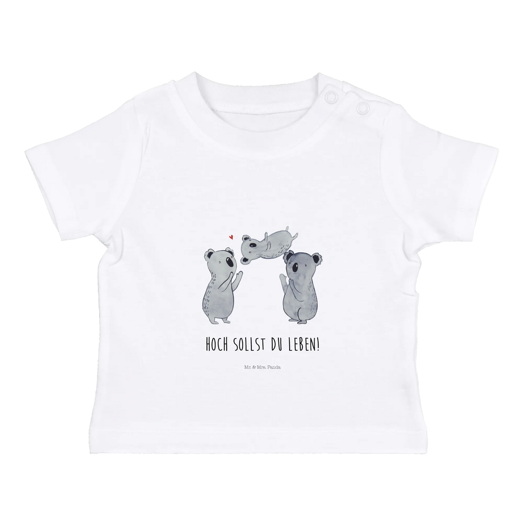 Organic Baby Shirt Koalas Feiern Baby T-Shirt, Jungen Baby T-Shirt, Mädchen Baby T-Shirt, Shirt, Geburtstag, Geburtstagsgeschenk, Geschenk, Koala, Familie, Kind, Eltern, Herz, Liebe