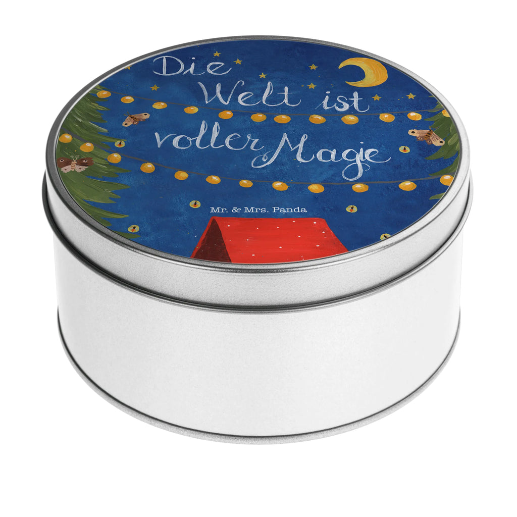 Blechdose rund Die Welt ist voller Magie Metalldose, Keksdose, Dose, Vorratsdose, Geschenkbox, Lunchbox, Aufbewahrungsbox, Vorratsdosen, Metallkiste, Metallbox, Metallboxen, Aufbewahrungskiste, Geschenkkiste, Blechdosen mit Deckel, Metallkiste mit Deckel, Vorratsdosen mit Deckel, Metall Dose, Blumen Deko, Frühlings Deko, Sommer Deko, Dekoration, positive Botschaft, Naturliebhaber, Outdoor, Natur, Abenteuer