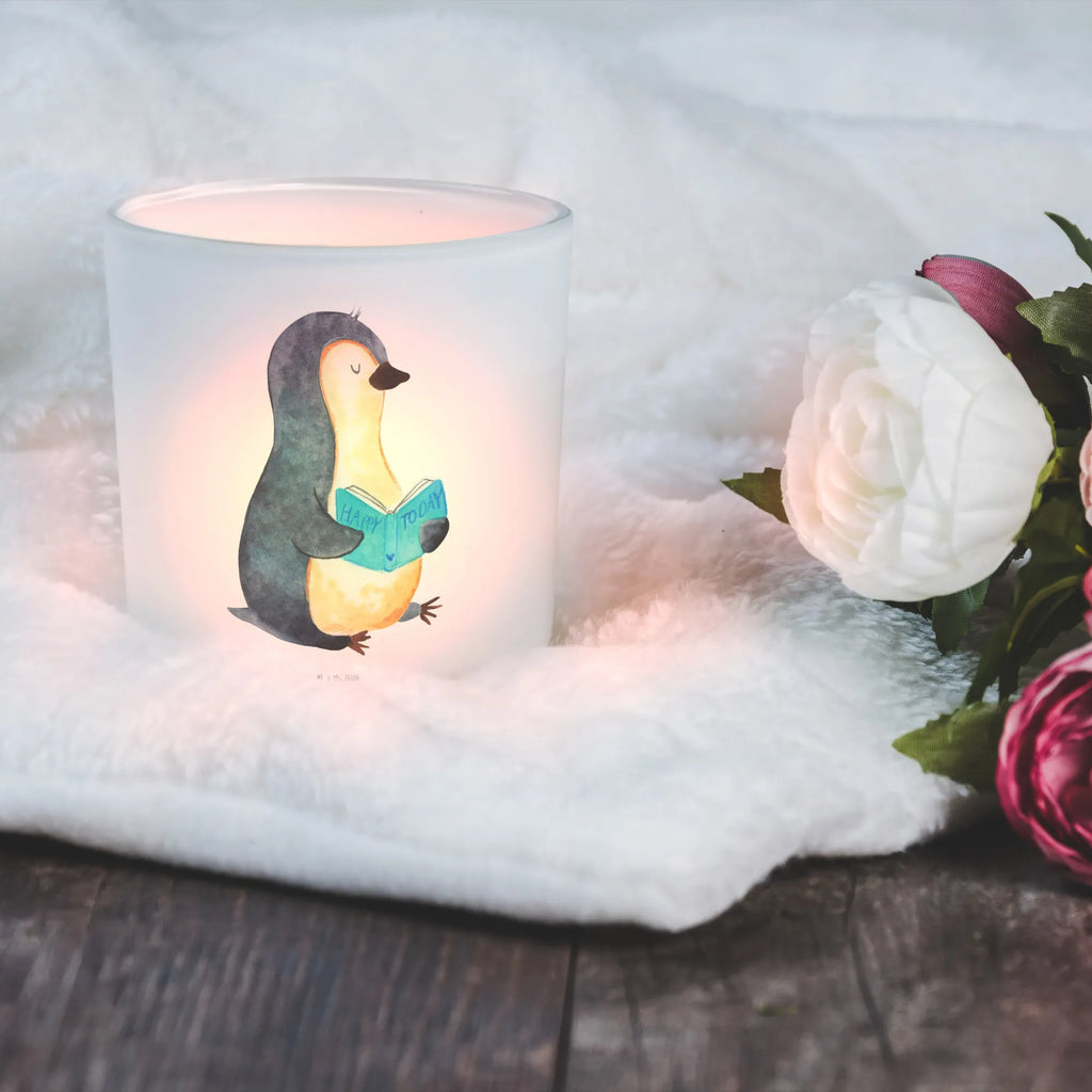 Windlicht Pinguin Buch Windlicht Glas, Teelichtglas, Teelichthalter, Teelichter, Kerzenglas, Windlicht Kerze, Kerzenlicht, Glas Windlicht, Windlicht Zur Hochzeit, Windlicht Deko, Windlicht Hochzeit, Teelichtgläser, Windlicht Dekorieren, Pinguin, Pinguine, Buch, Lesen, Bücherwurm, Nichtstun, Faulenzen, Ferien, Urlaub, Freizeit